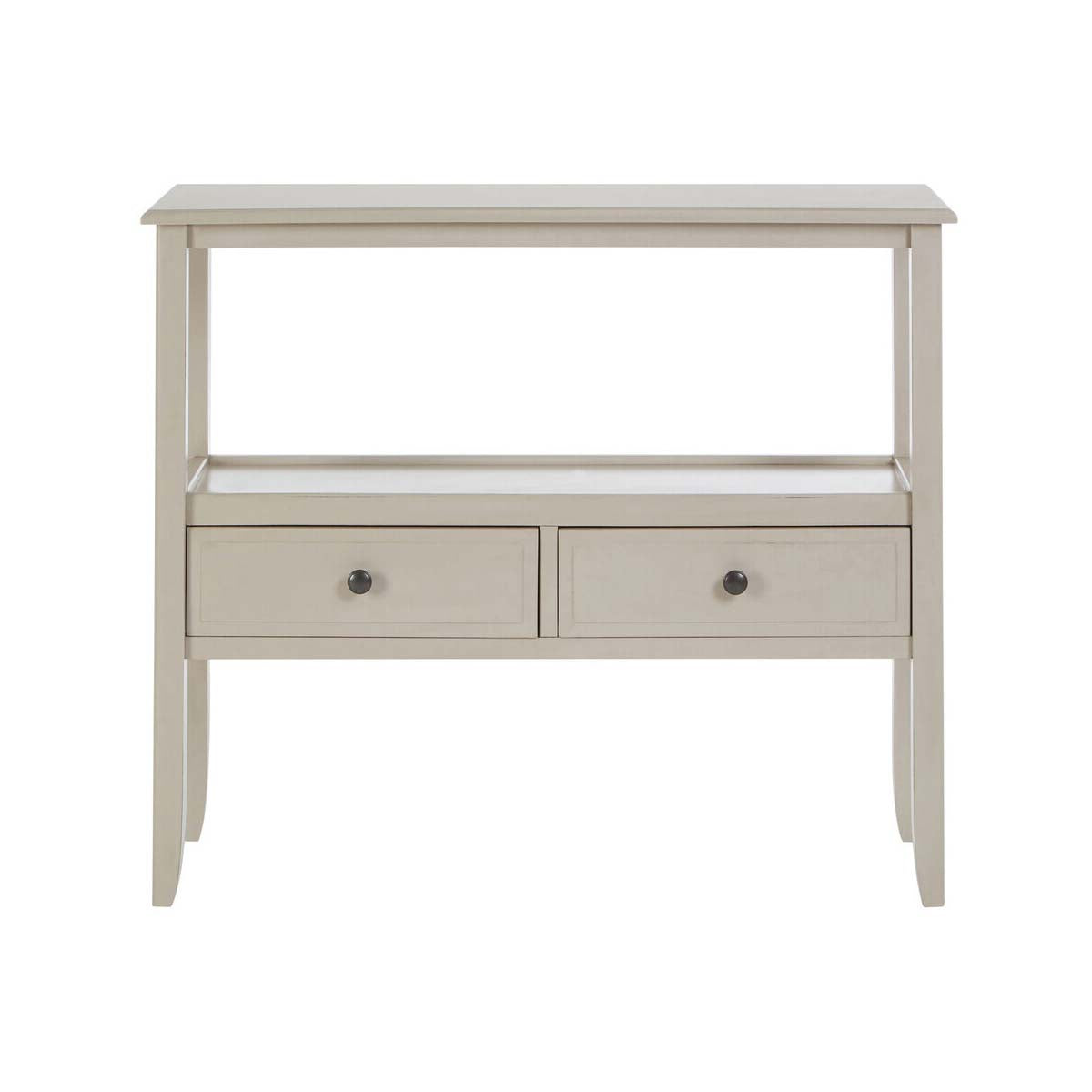 Heritage 2 Drawers Grey Console Table