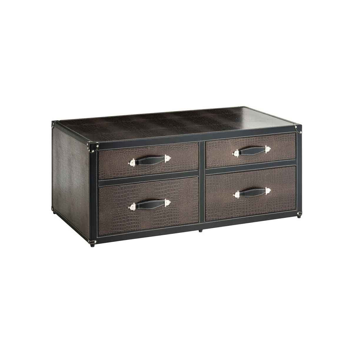 New Croc 4 Drawers Storage Trunk