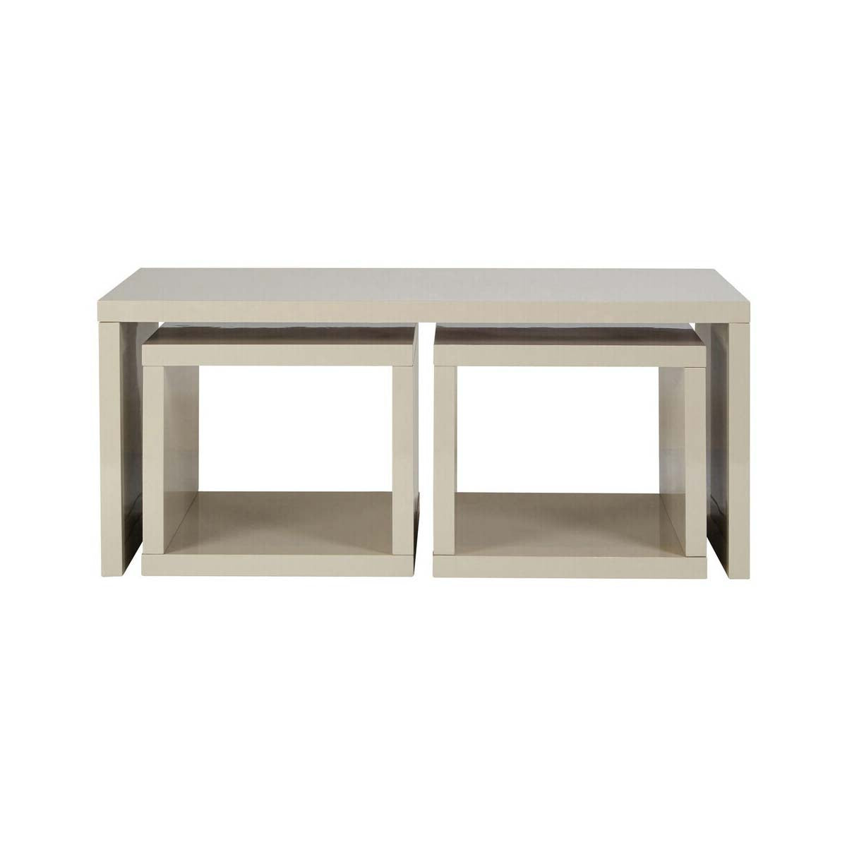 Madrid Coffee Table With 2 Under Tables