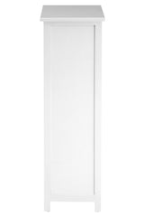 New England White Mdf 5 Drawers Chest