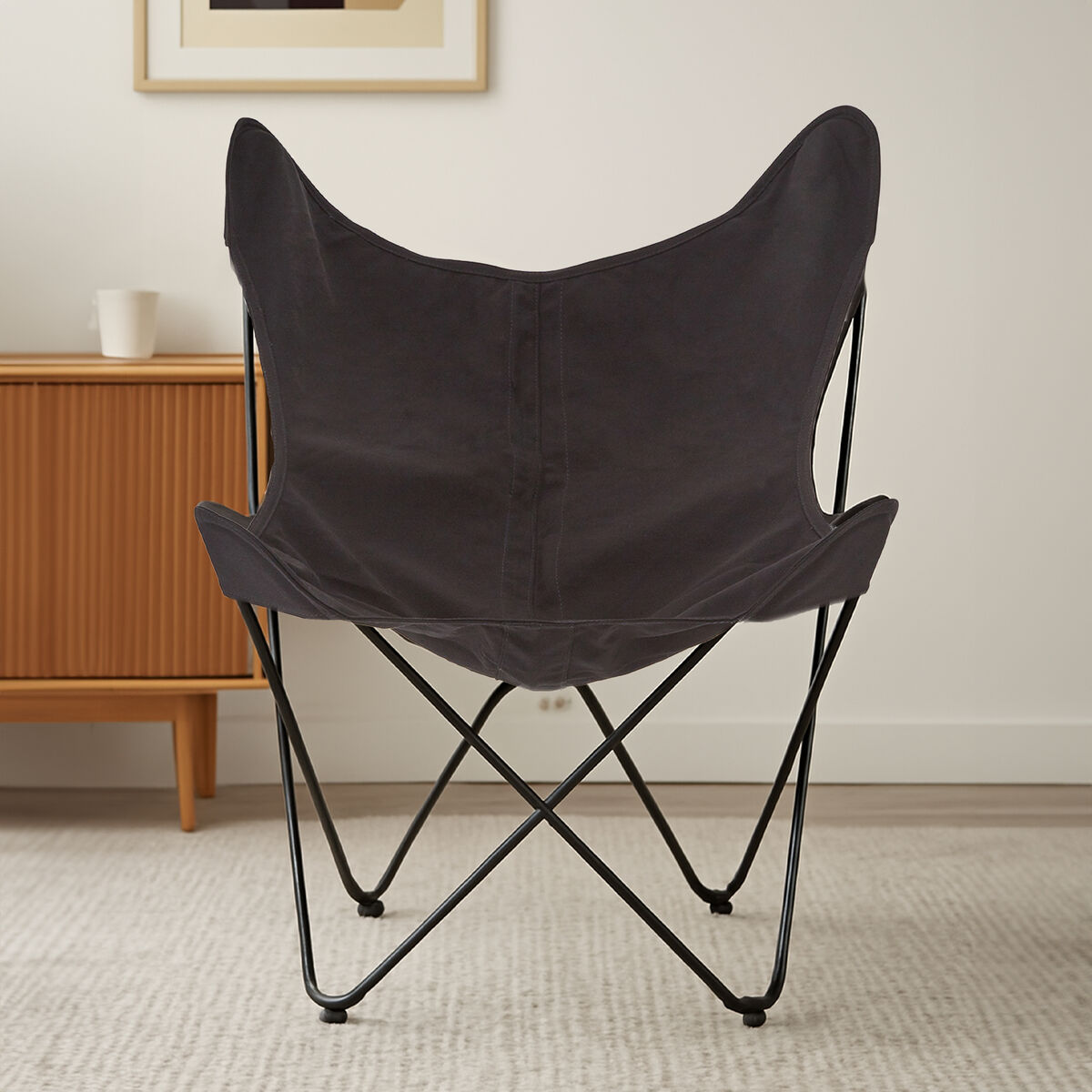 Papillon Black Butterfly Chair