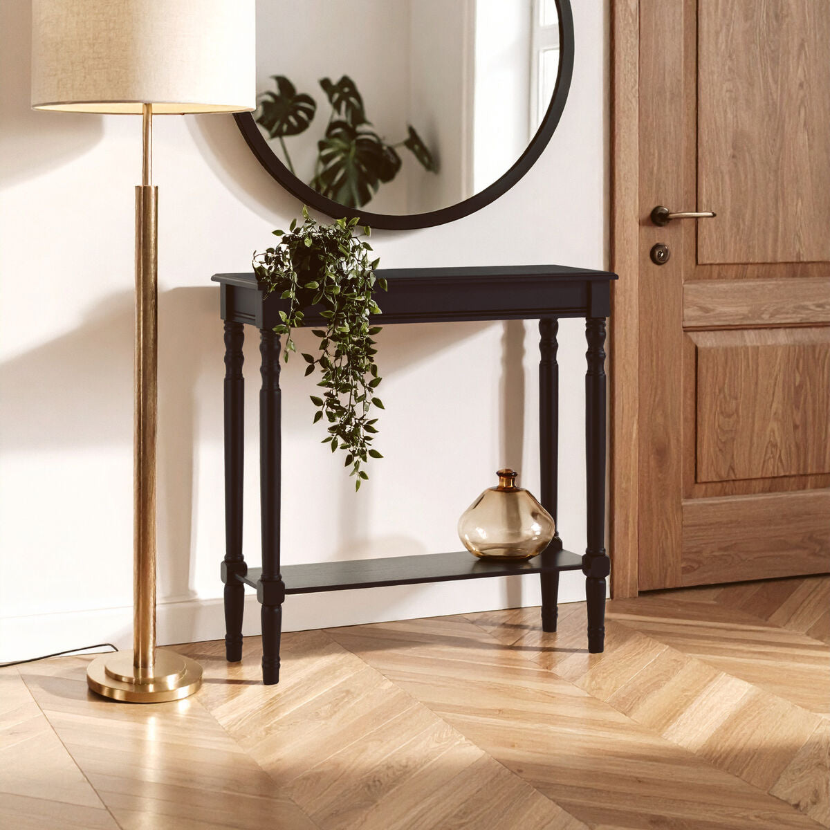 Heritage Black Console Table