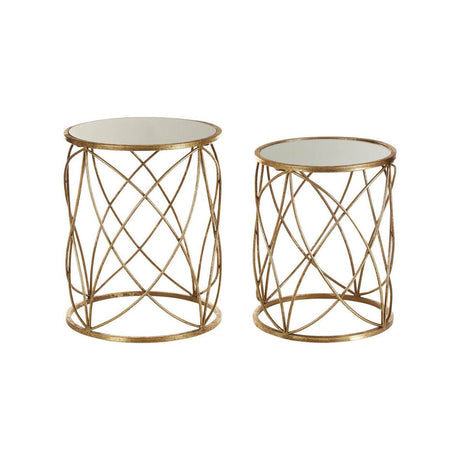 Arcana Set Of Two Round Side Tables.