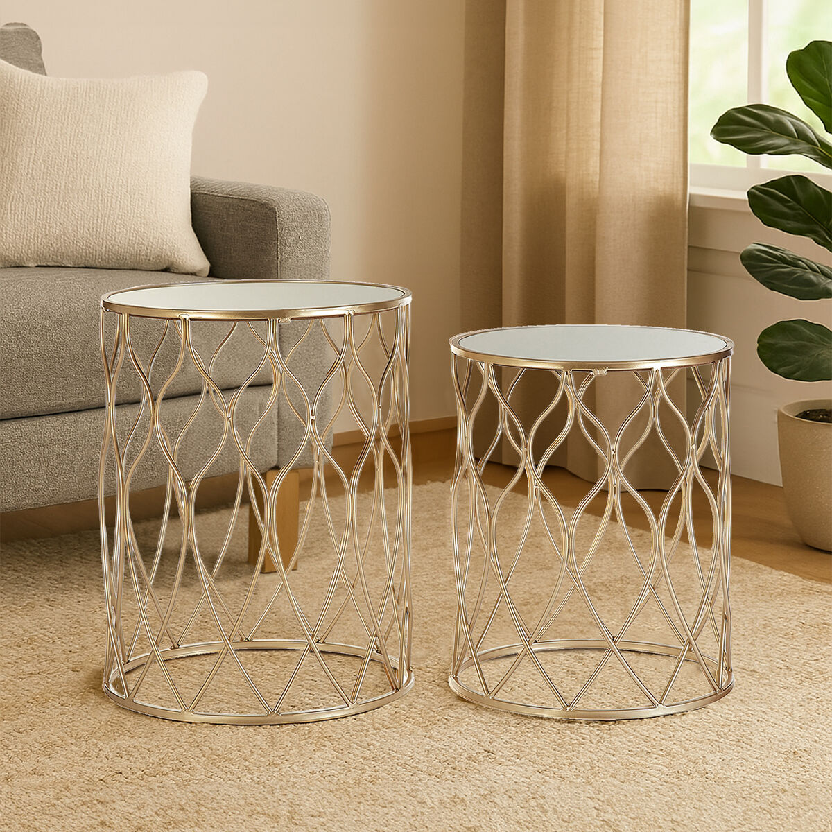 Arcana Set Of Two Side Tables