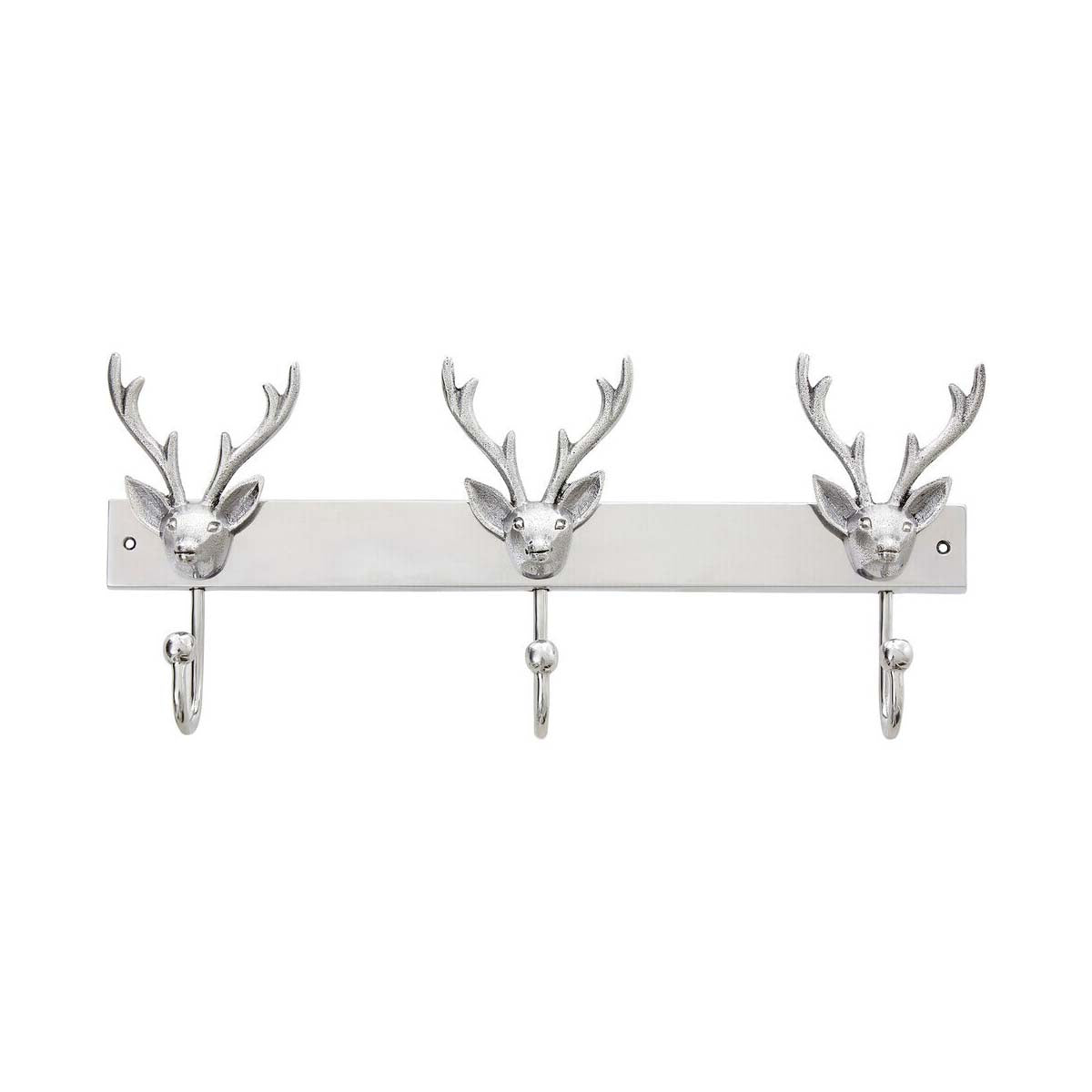 Arris Stag Head 3 Hook Wall Mounted Hanger