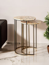 Halle Mother Of Pearl Side Tables