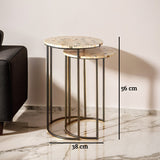 Halle Mother Of Pearl Side Tables