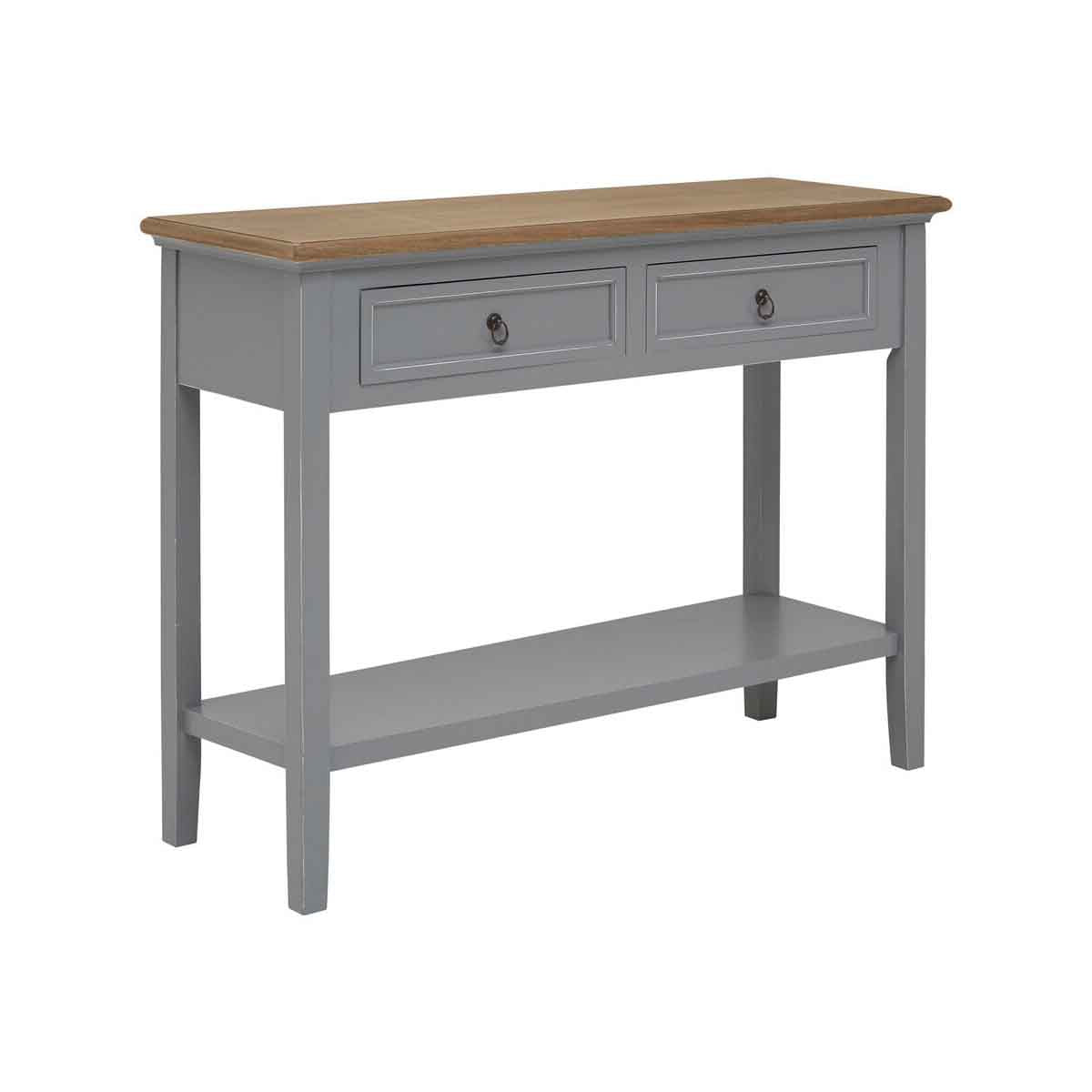 Henley Antique Grey Console Table
