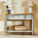 Henley Antique Grey Console Table