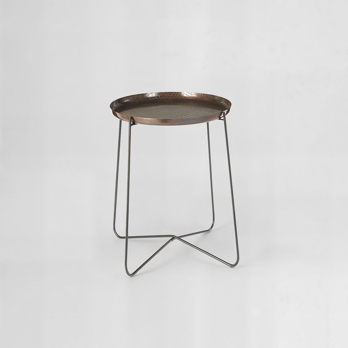 Hege Large Copper And Black Side Table