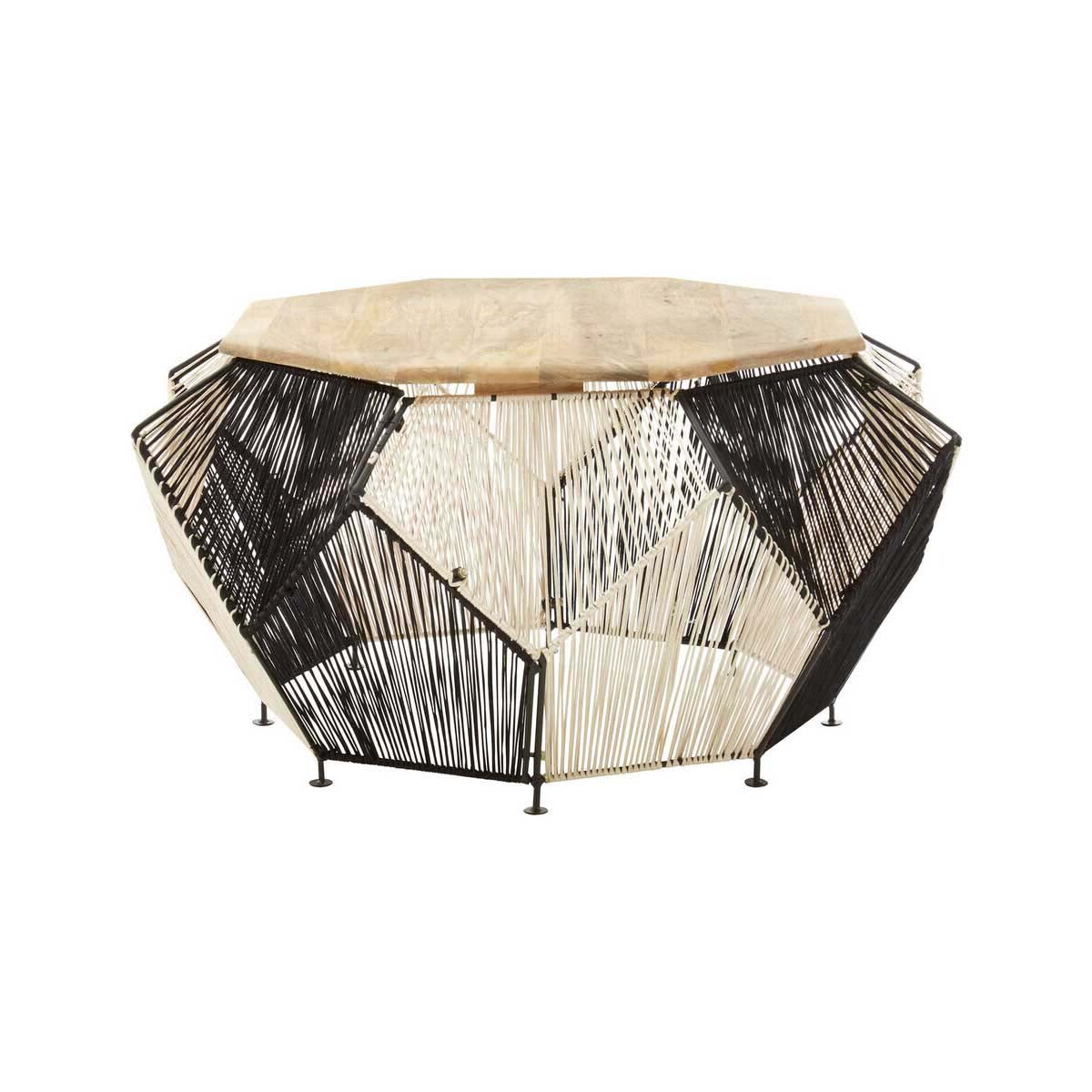 Fusion Black And Silver Coffee Table