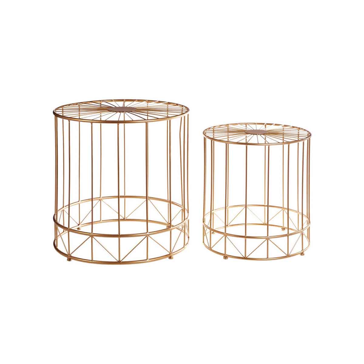 Set Of 2 Lexi Round Side Tables