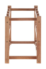 ARLA 3 Tier Walnut Wood Wine Rack