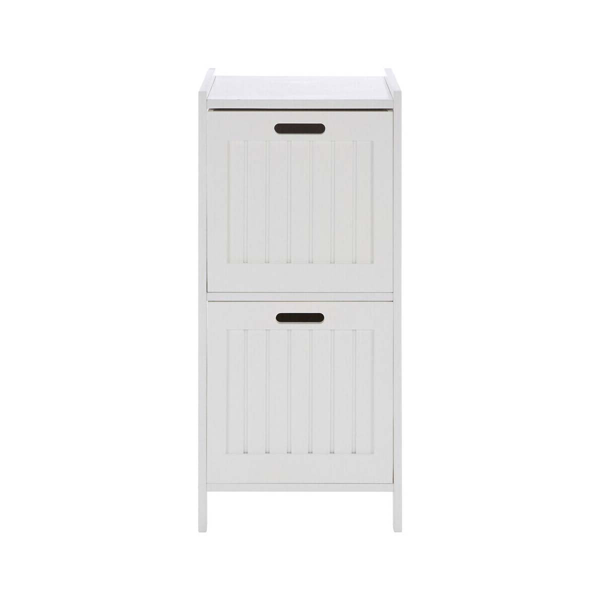 Salon white wood 2 Drawer cabinet