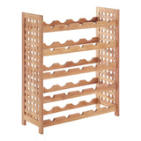 ARLA 25 Bottle Wooden Wine Rack