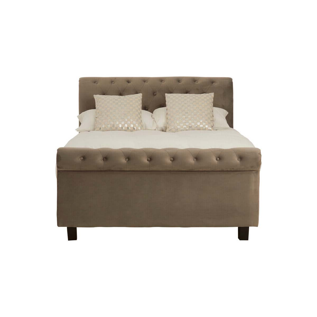 Orlando Grey Ottoman Double Bed