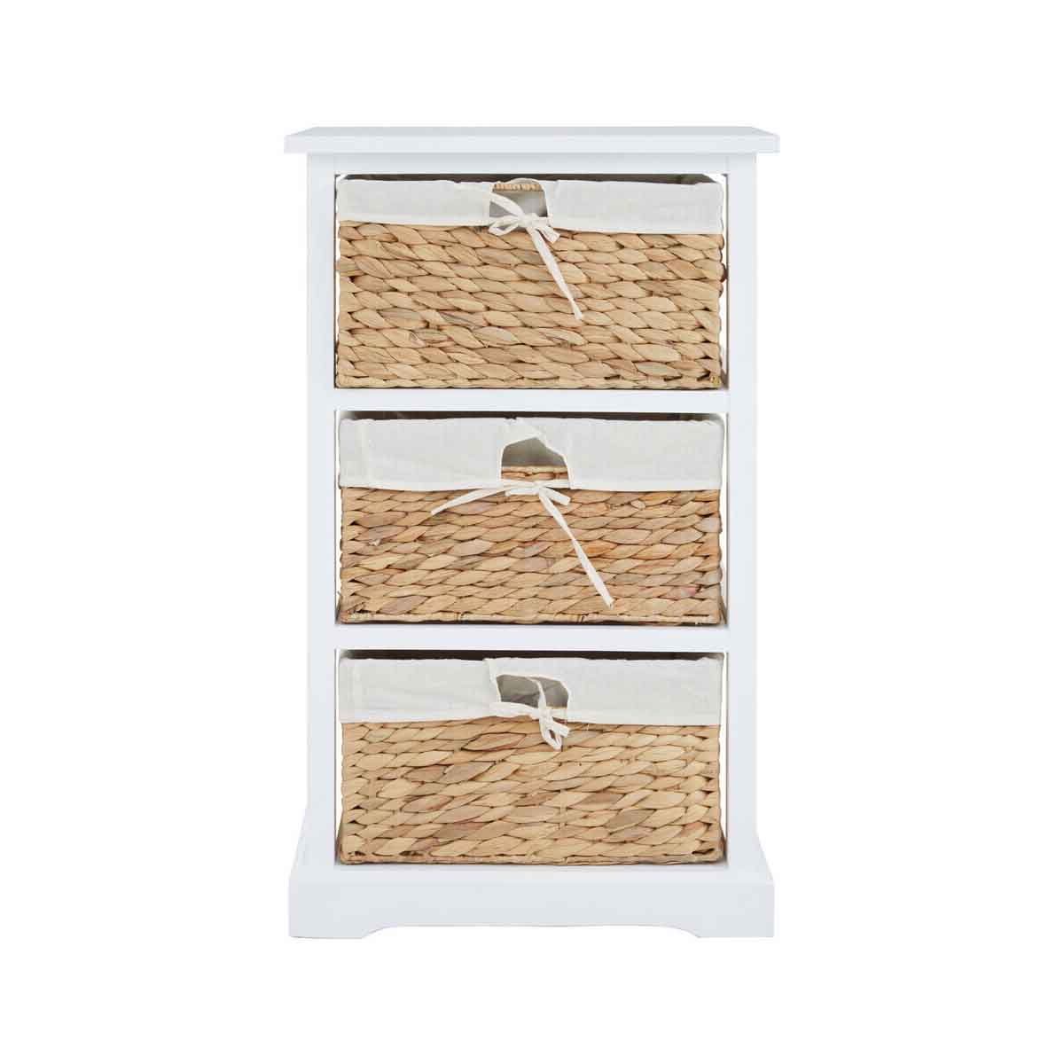 Ashby 3 Seagrass Drawer Chest.