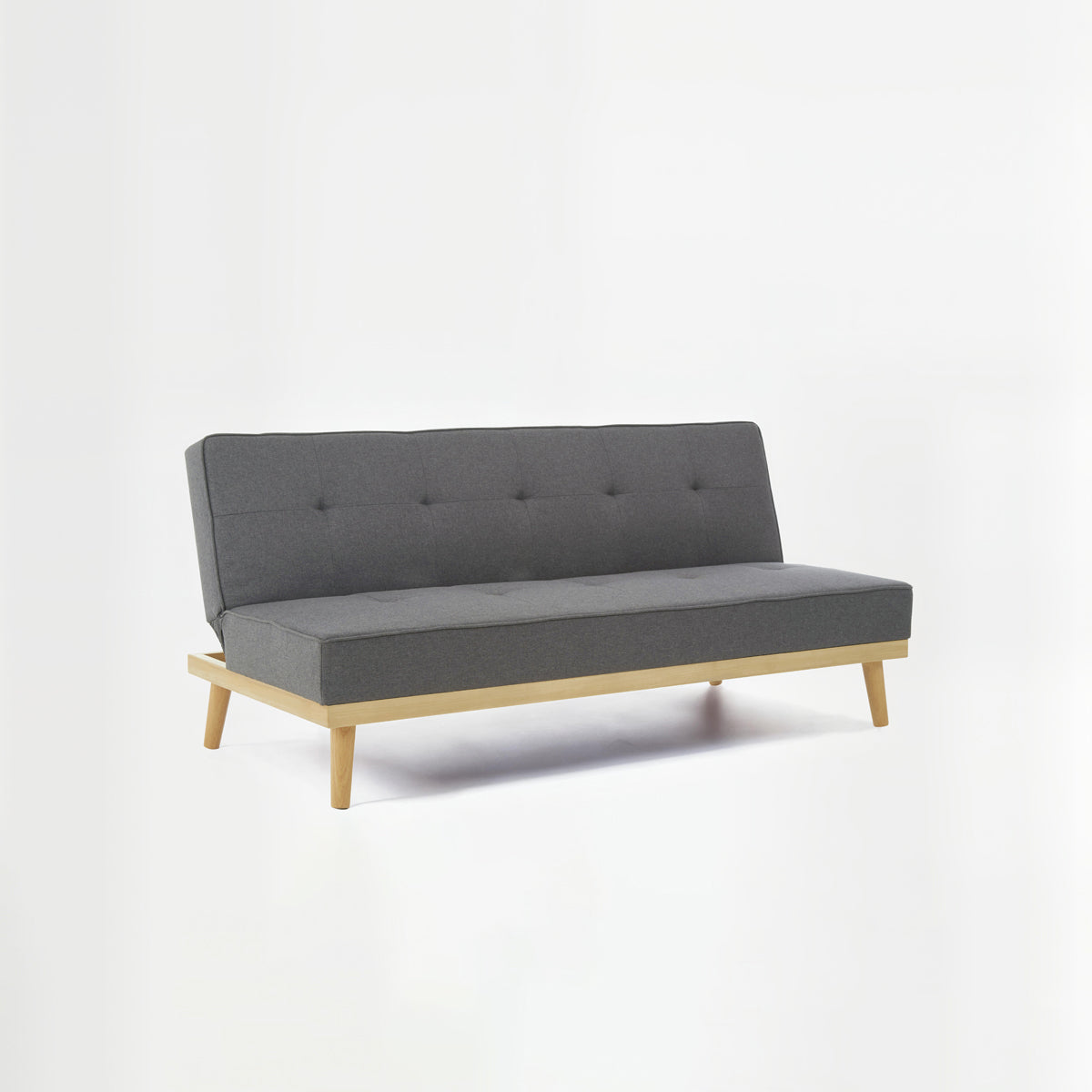 Stockholm 3 Seat Grey Sofa Bed