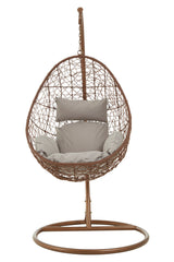 Goa Brown Rattan Hanging Chair