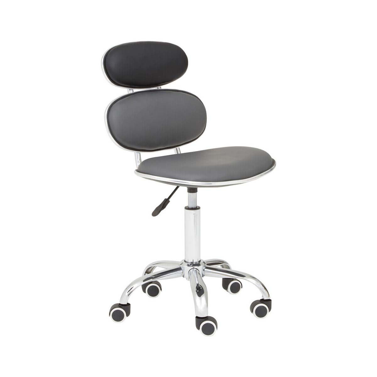 Fran Black PU Home Office Chair