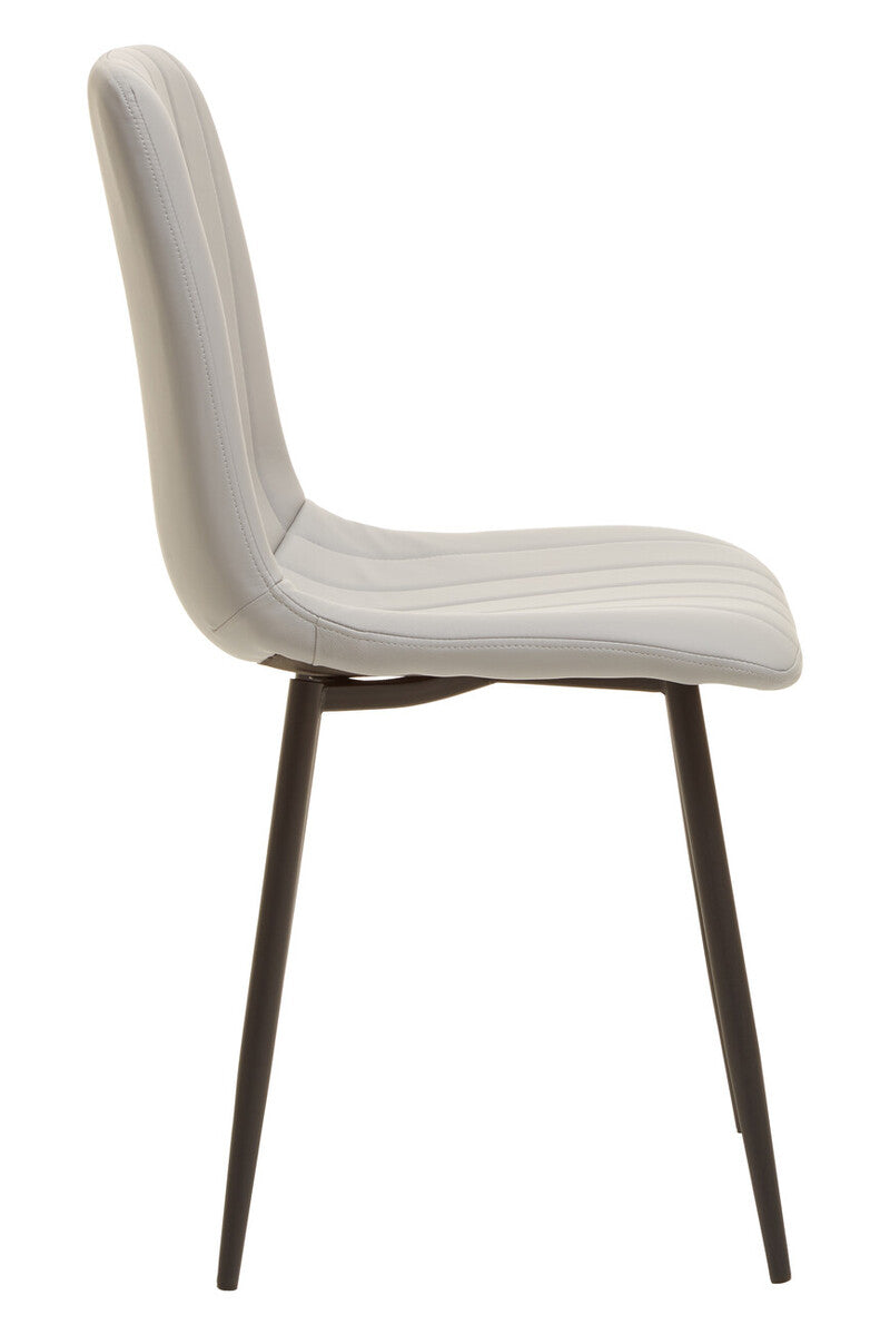 Tiana Set Of 4 Light Grey Dining Chairs