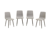 Tiana Set Of 4 Light Grey Dining Chairs