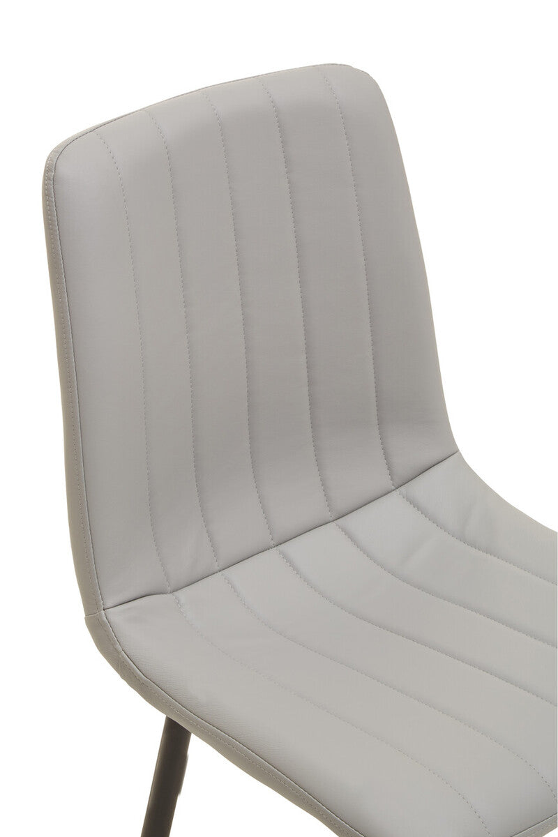 Tiana Set Of 4 Light Grey Dining Chairs