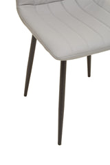 Tiana Set Of 4 Light Grey Dining Chairs