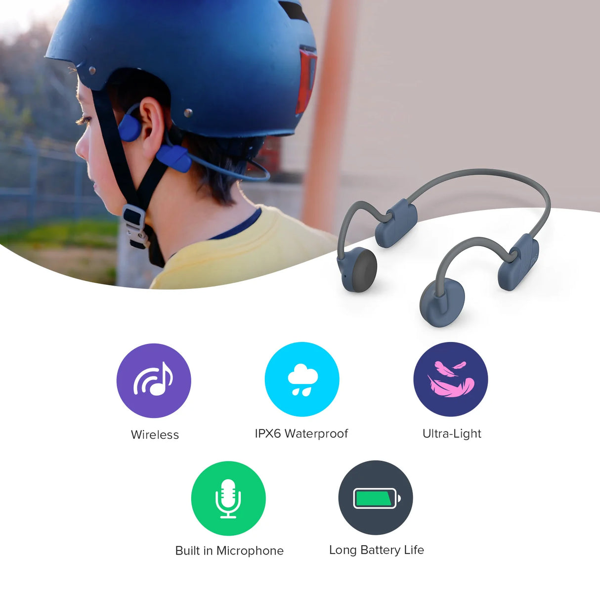 myFirst Headphones BC Wireless Lite Blue