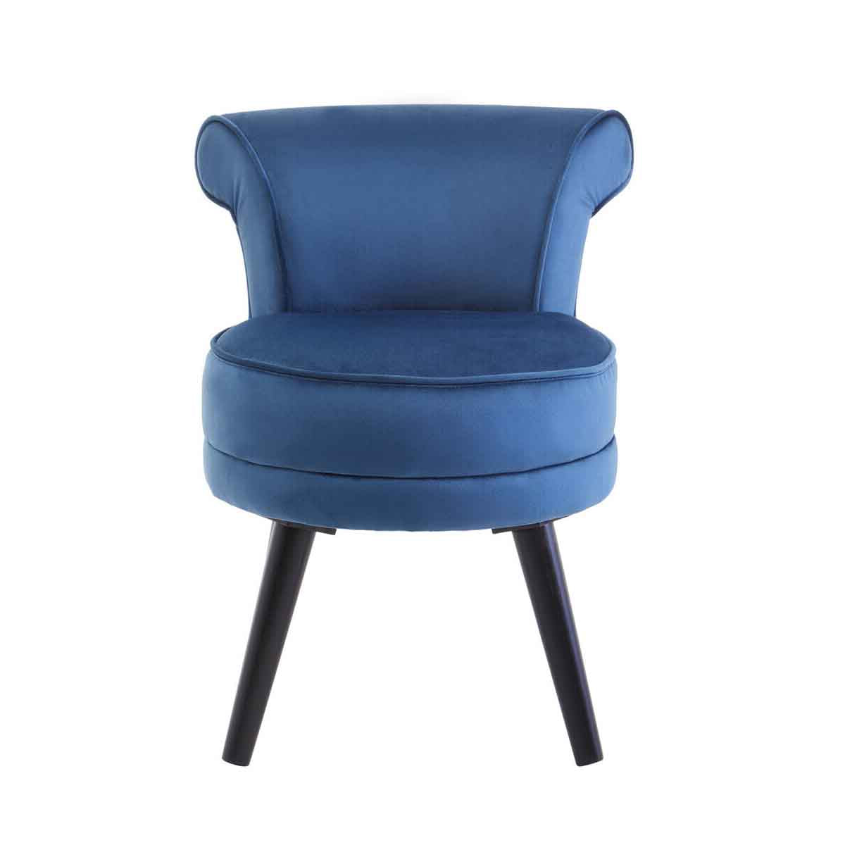 Kids Loretta Midnight Velvet Chair