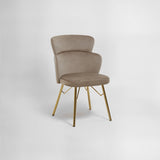 Veneto Mink Velvet Chair