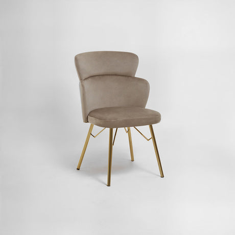 Veneto Mink Velvet Chair