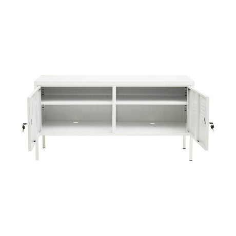 Academy Two Door White Locker Cabinet