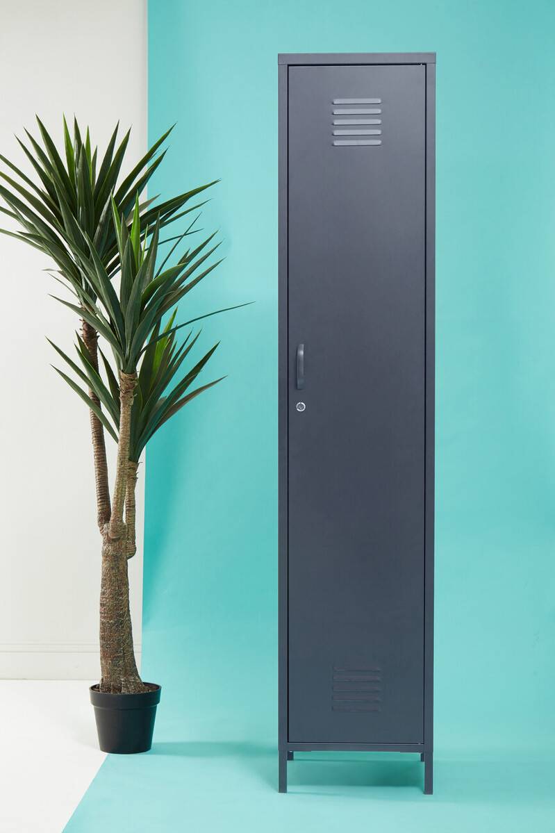Academy One Door Grey Metal Locker