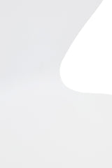 Laila White Seat Dining Chair With Gold Chrome Legs