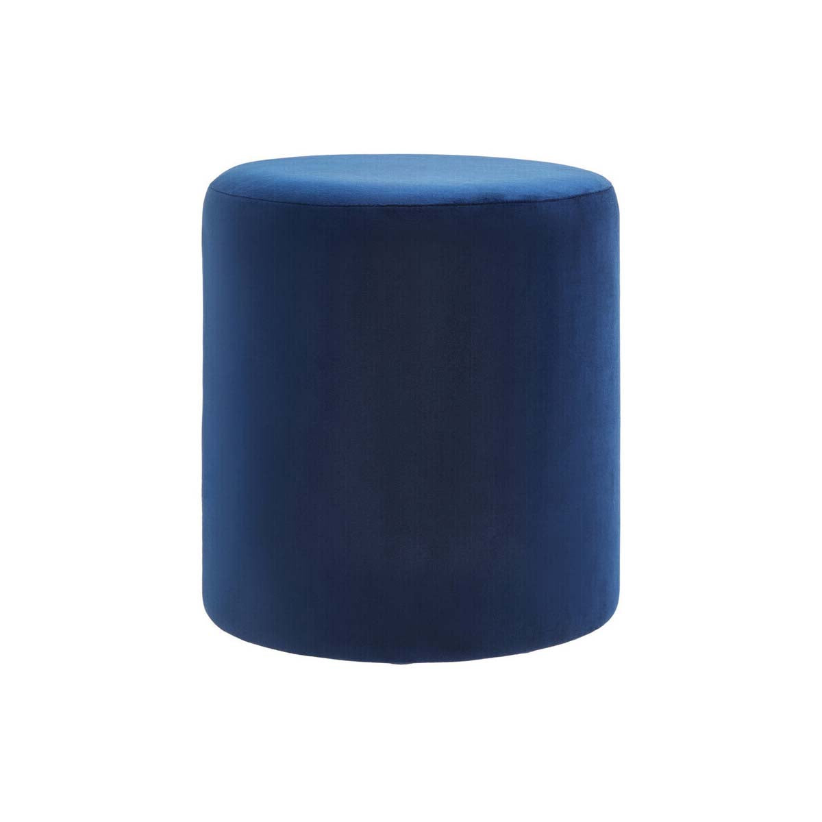 Haley Midnight Blue Round Stool