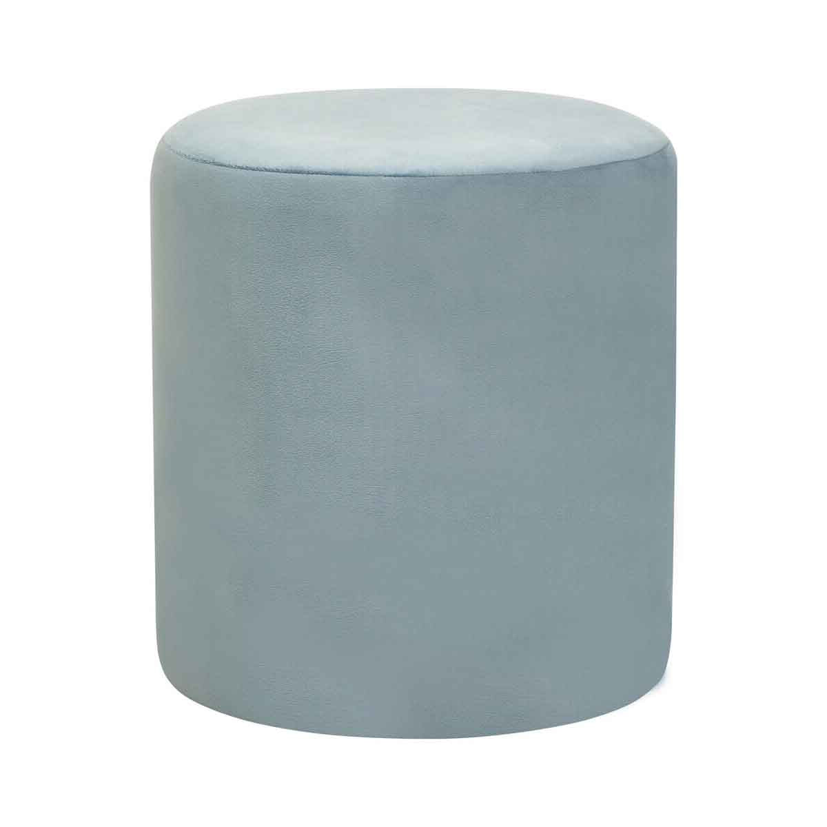 Haley Blue Round Stool