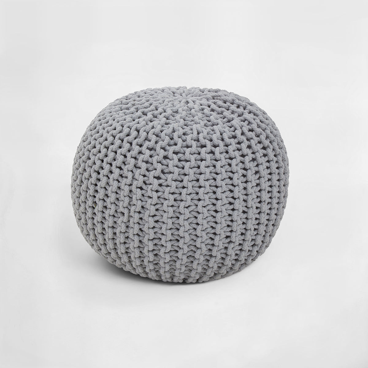 Kids Grey knit Pouffe