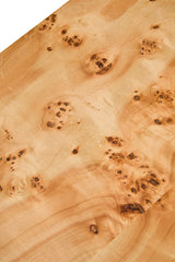 Mota Burl Wood Design Curved Coffee Table