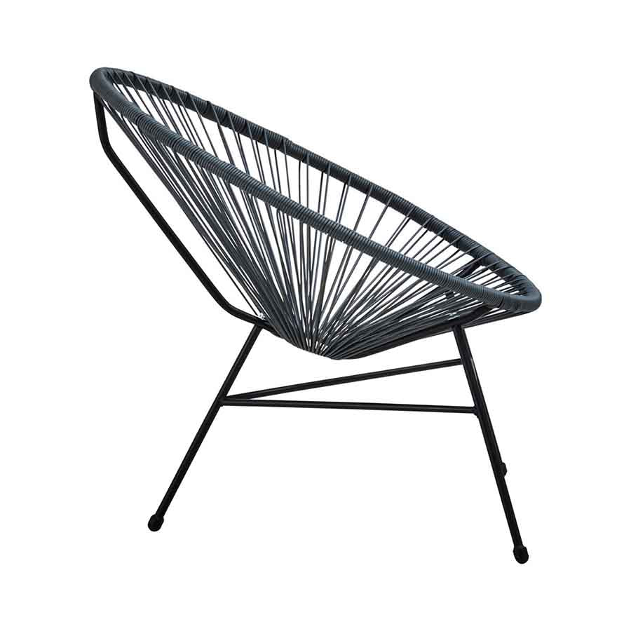 Miami Grey Rattan 3 Piece Patio Set