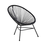 Miami Black Rattan 3 Piece Patio Set