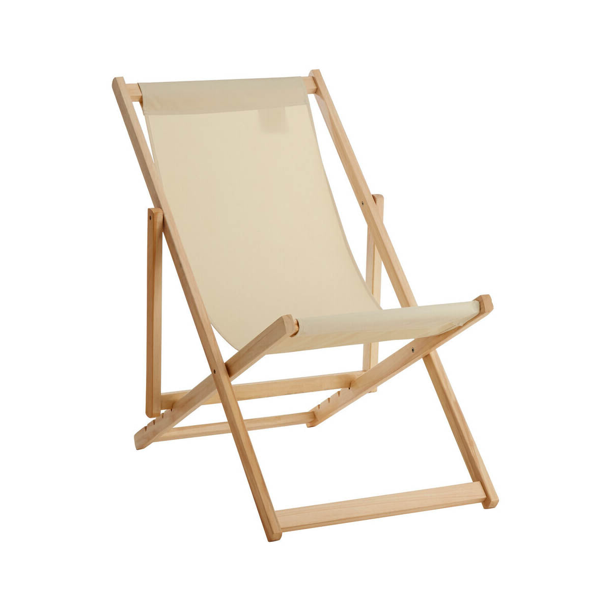 Beauport Cream Deck Chair