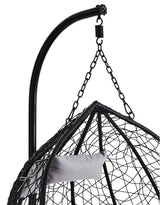 Goa Black Rattan Effect Double Hanging Chair