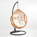 Goa Natural Rattan Effect Hanging Chair
