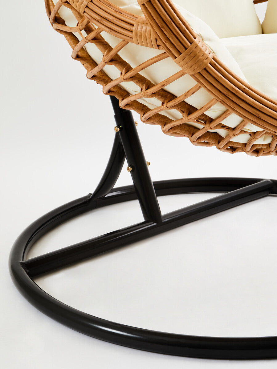 Goa Natural Rattan Effect Hanging Chair