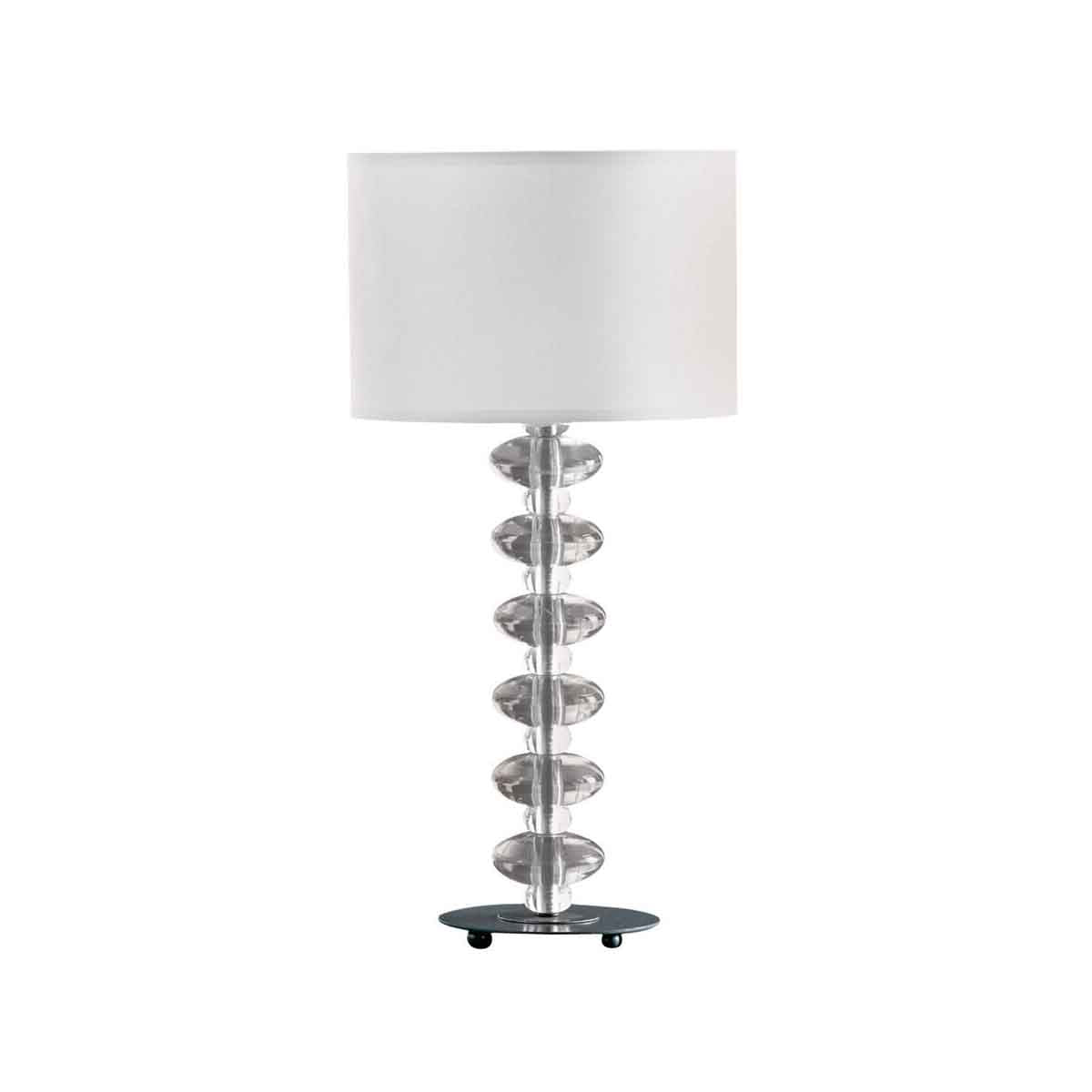 Bobi Bobble White Fabric Shade Lamp