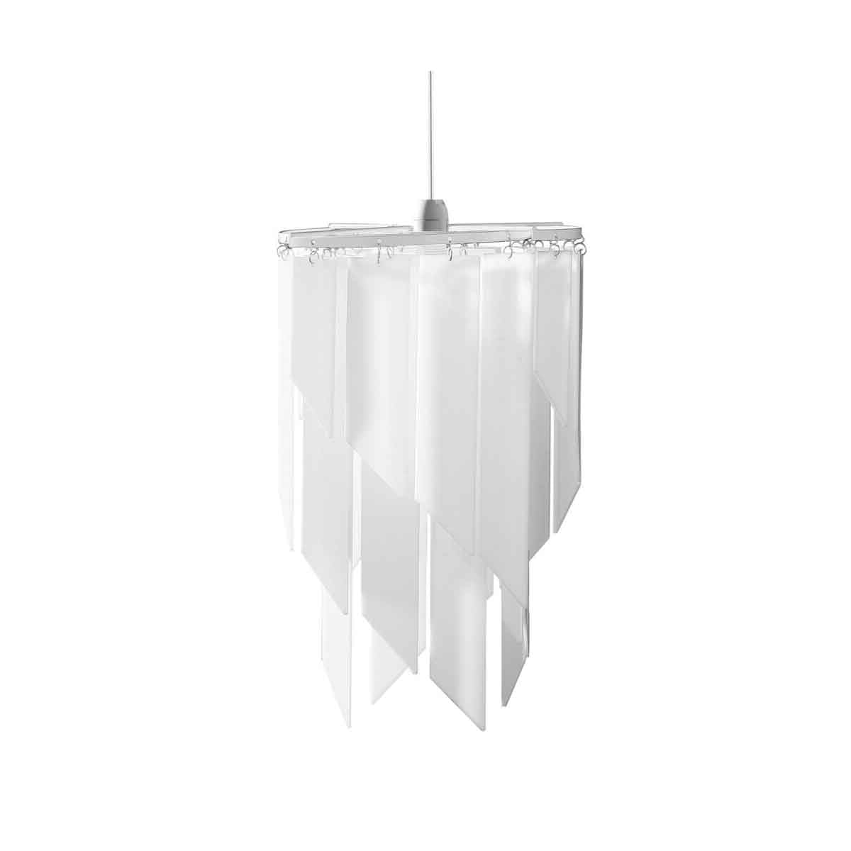 Rony White Acrylic Laser Cut Pendant Light