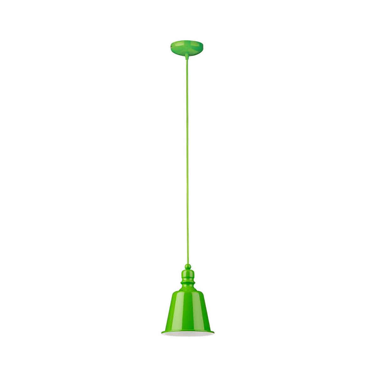 Lime Green Pagoda Pendant Light