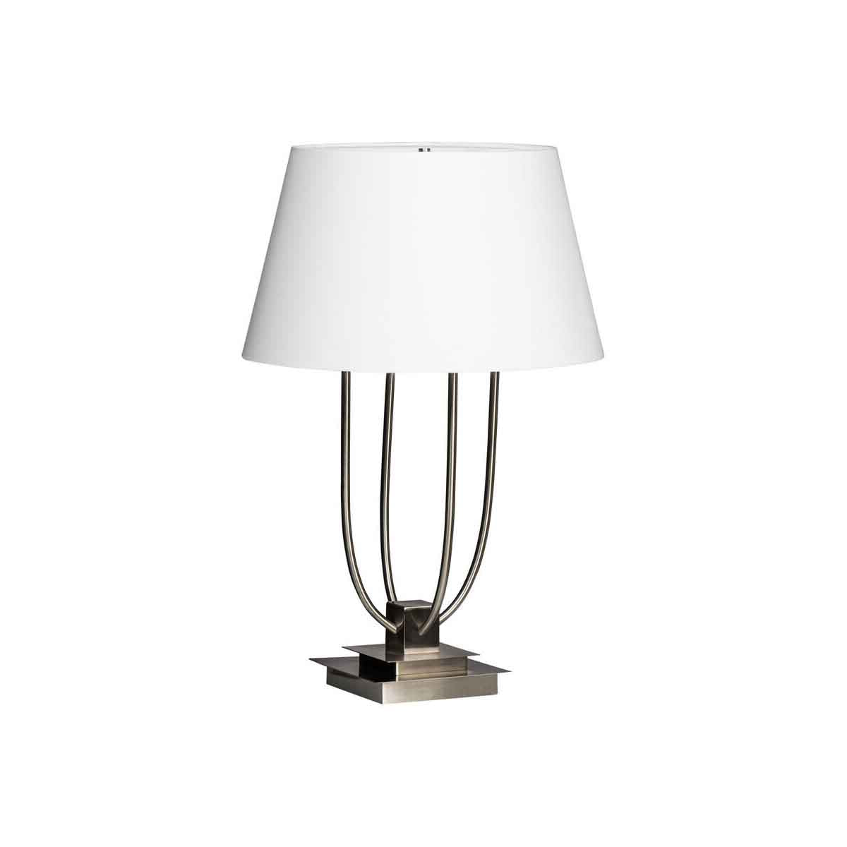 Regents Park Satin Nickel Finish Table Lamp