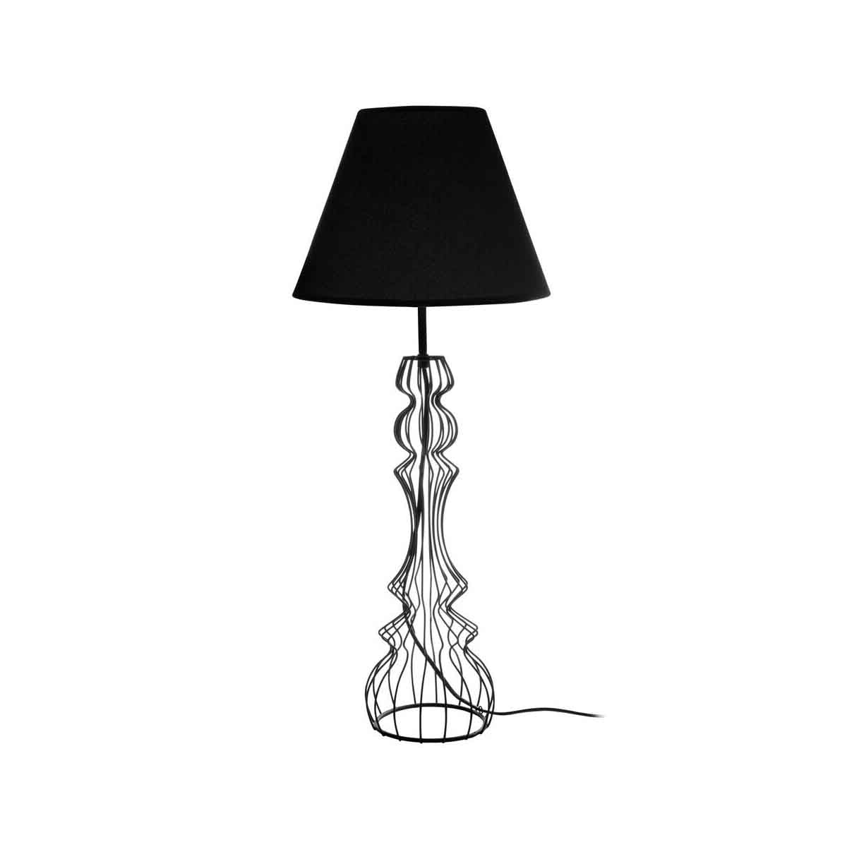 Chicago Black Table Lamp